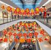 New Year'S Day Party Decoration Laqi Yuanbao God Of Wealth Gong Xi Fa Cai Paper Latte Flower Spot
