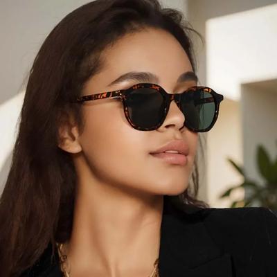 Quadratische Sonnenbrille Damen Herren Klassisch Vintage Mode Persönlichkeit Brille Stilvoll Lässig Minimalistisch Oculos