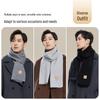 JIUMU Men's Pure Wool Scarf