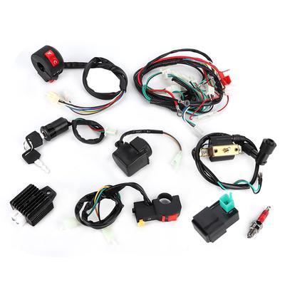 Wiring Harness Solenoid Coil Rectifier CDI Kit Fits for 50cc 70cc 110cc 125cc ATV Quad Bike