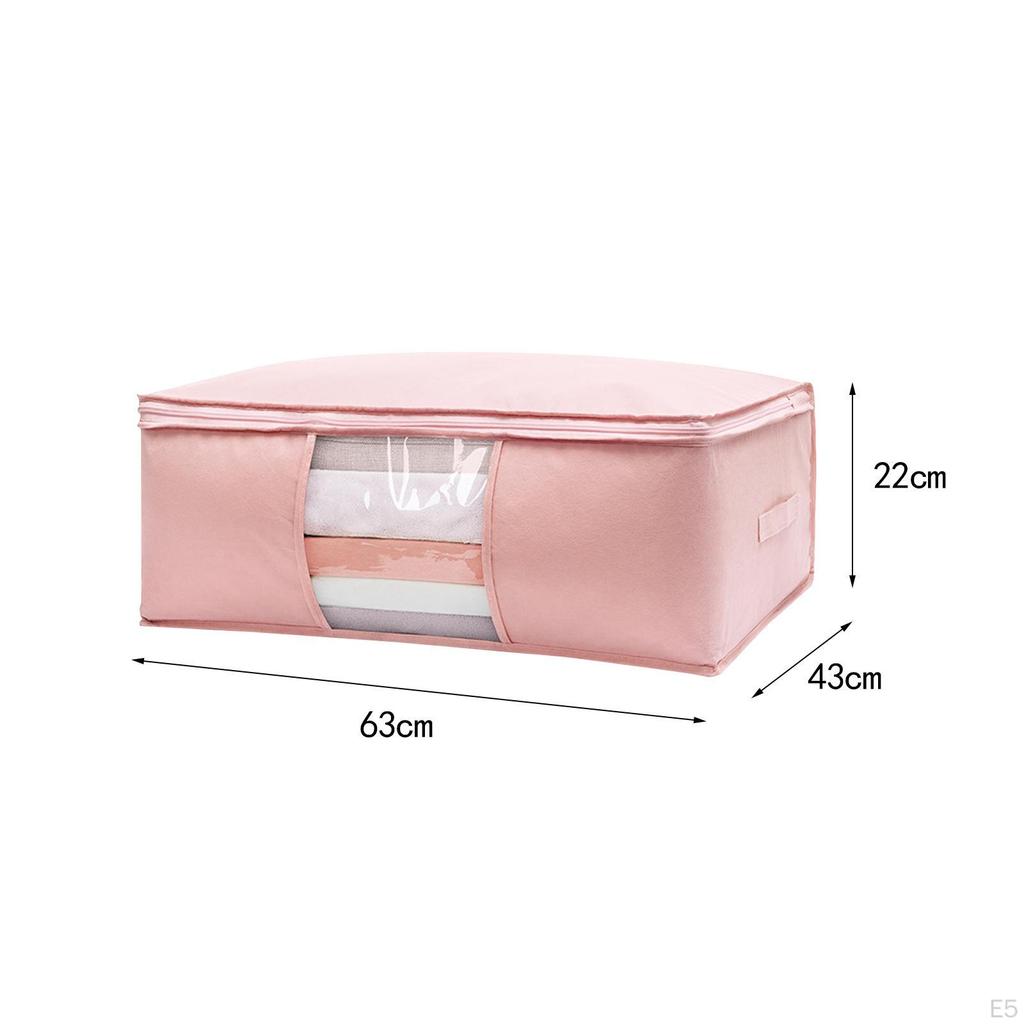 Clothes Storage Bin Quilt Bag Breathable Decorative Large Duvet Bags Organizer Blanket Cube