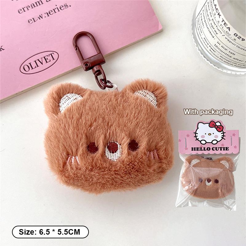 Kawaii Roztomilá plyšová zvířátka Panenky Klíčenka Plyšová hračka Pro ženy Dívky Školní taška Přívěsek Klíčenka Batoh Závěsné Ozdoby Dárky