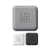 4Pcs Door Handle Bumper Square Anti-collision Silicone Fu Character Door Stopper Wall Protector Pad for Home