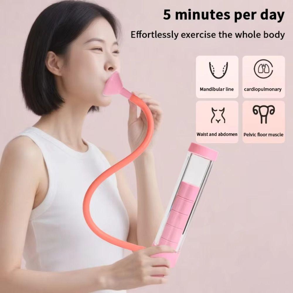 Muscle Trainer Abdominal Muscle Trainer Stronger Lungs Deep Breathing Trainer  Gym Equipment