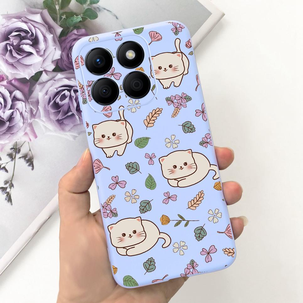 Women Fashion Girly Phone Case For Huawei Honor X9b Honor X8b Coque Funda Flower Pattern Soft Silicone Funda HonorX9b 5G Coques