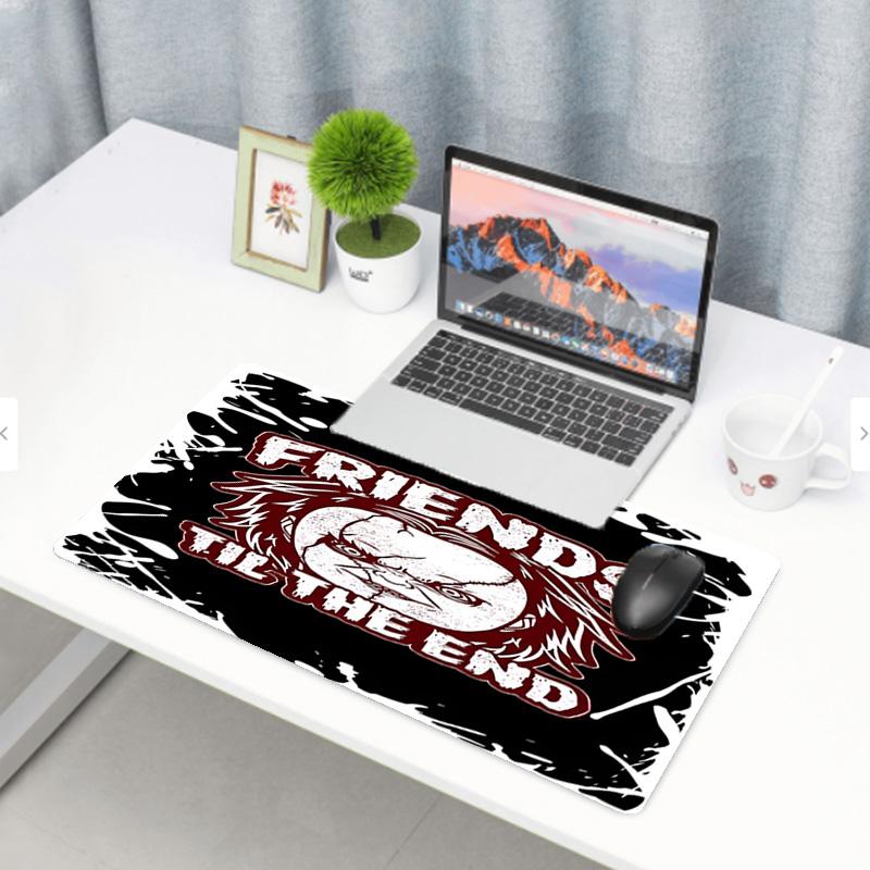 Bride of Chucky Print Mouse Pad, Anti‑Slip Desktop keyboard Mat, for PC Laptop Gaming Working Daily Use, Cool Festival Surprise Gift