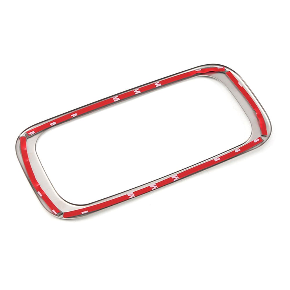 For Volvo XC60 2018 2019 2024 Car Rear Seat Water Cup Holder Frame Cover Trim Stainless Steel Interior Mouldings Sticker