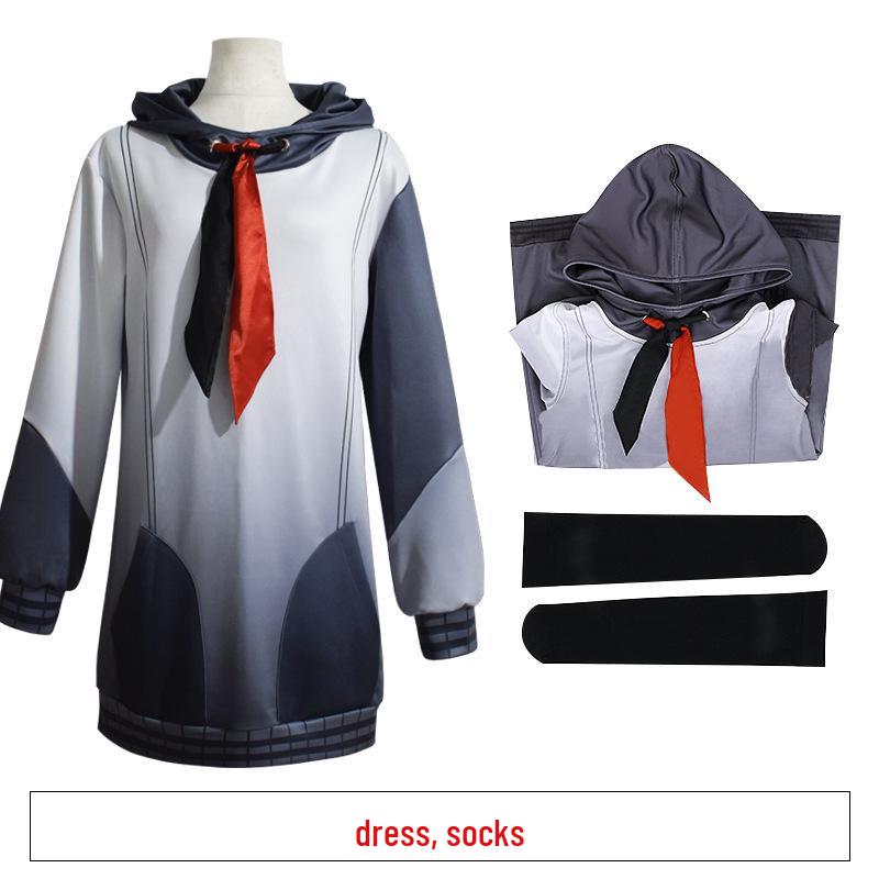 Colorful Stage: Hatsune Miku Cosplay Costume - Mizuki Lolita Full Set