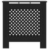 Cache-radiateur - vidaXL - 325568 - MDF Noir - 78 cm - Design moderne à lattes