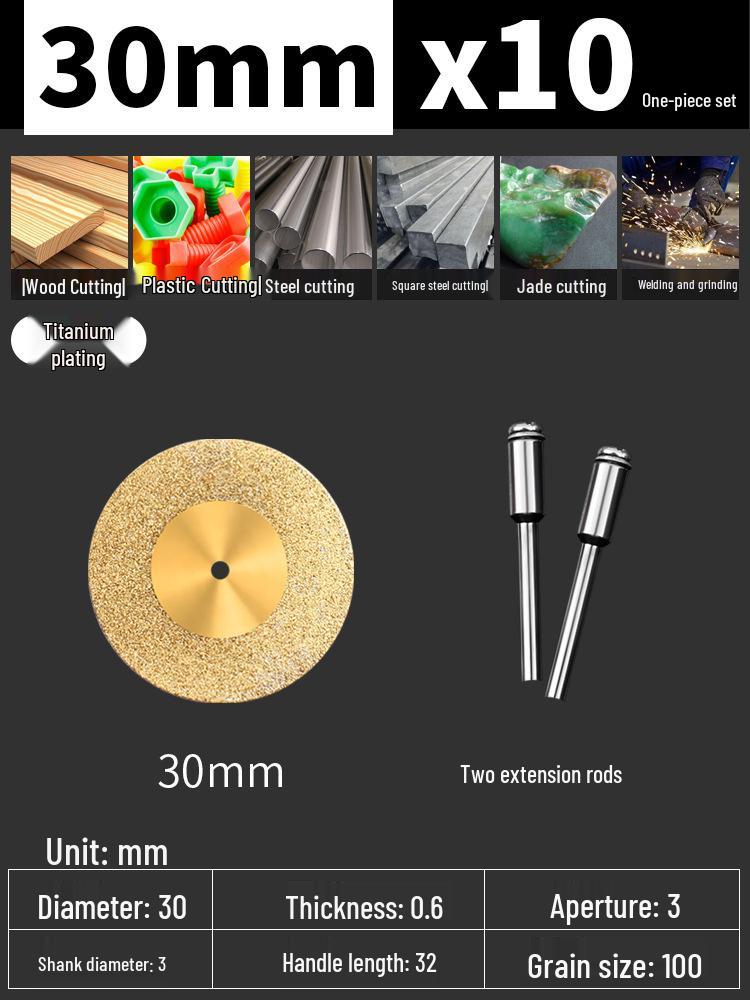 Diamond Grinder Cutting Disc for Drill and Glass Jade Grout Saw Blade