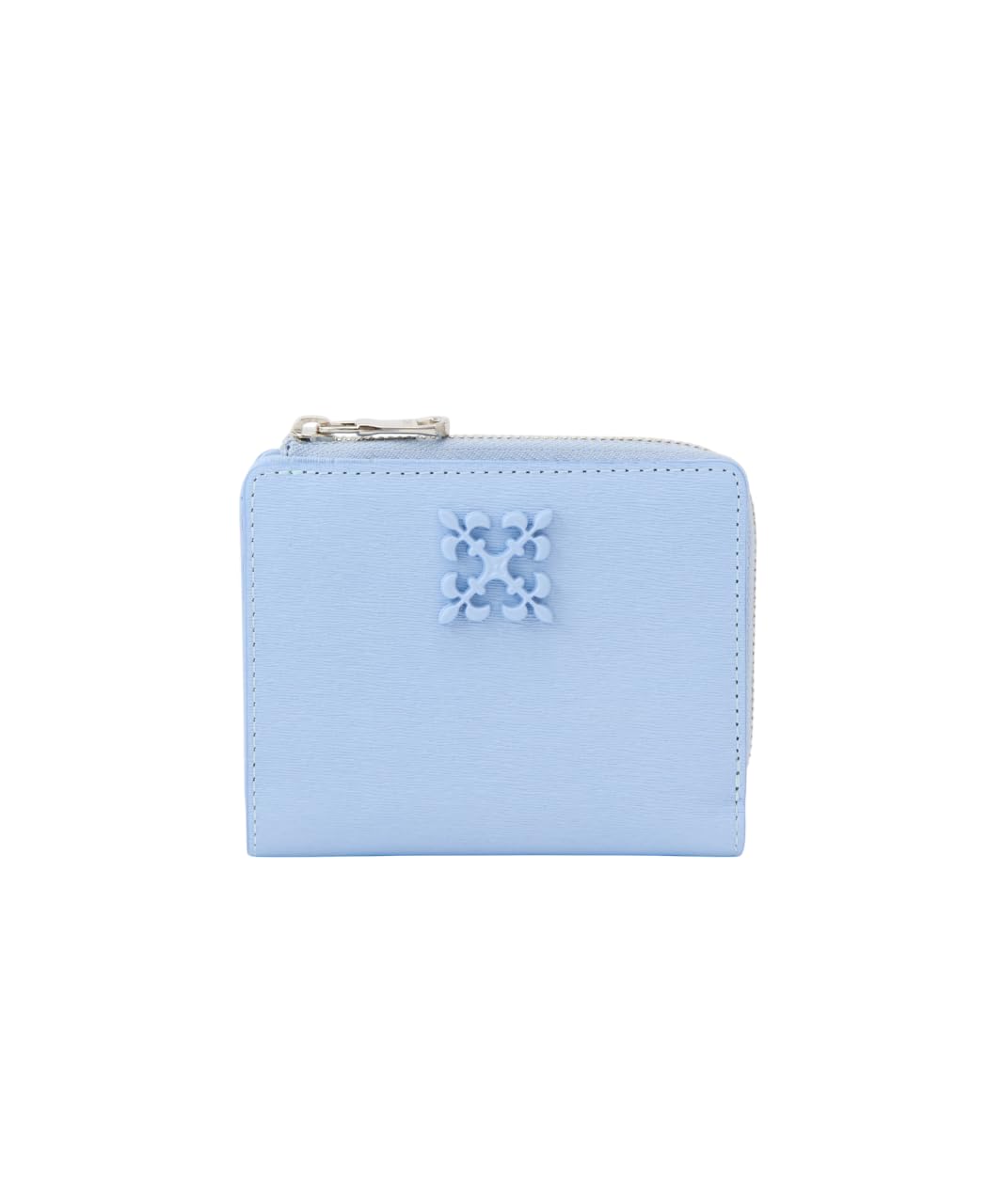 

Water Grained Leather Monogram Plate Half Wallet RUZ1051281A0001 Free Sky Blue [Rashit] небо синє кольору