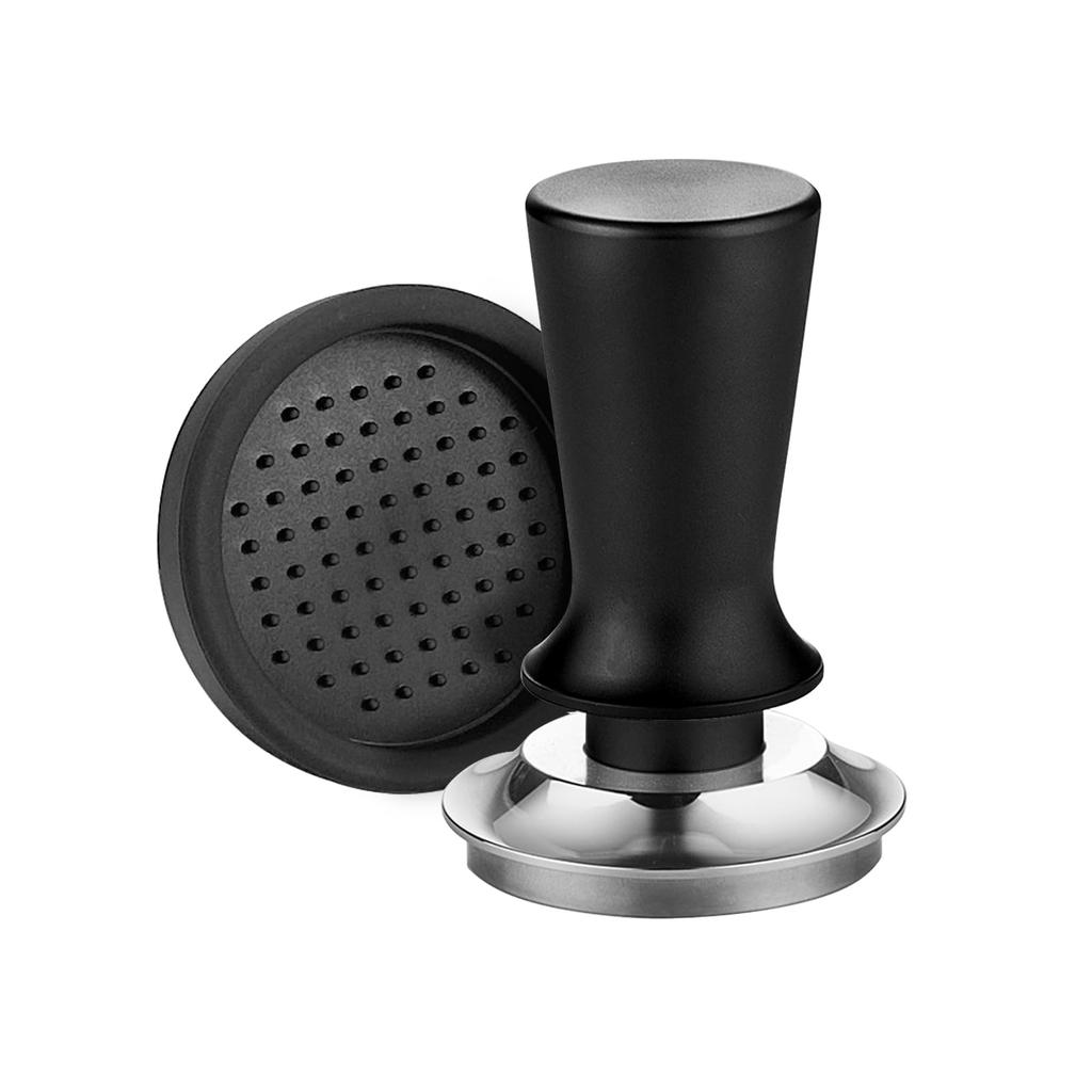 51mm Espresso Tamper, Calibrated Tamper for Espresso Makers, Spring-Loaded Tamper, Stainless Steel Espresso Accessory, for Home, Coffee Shop, and