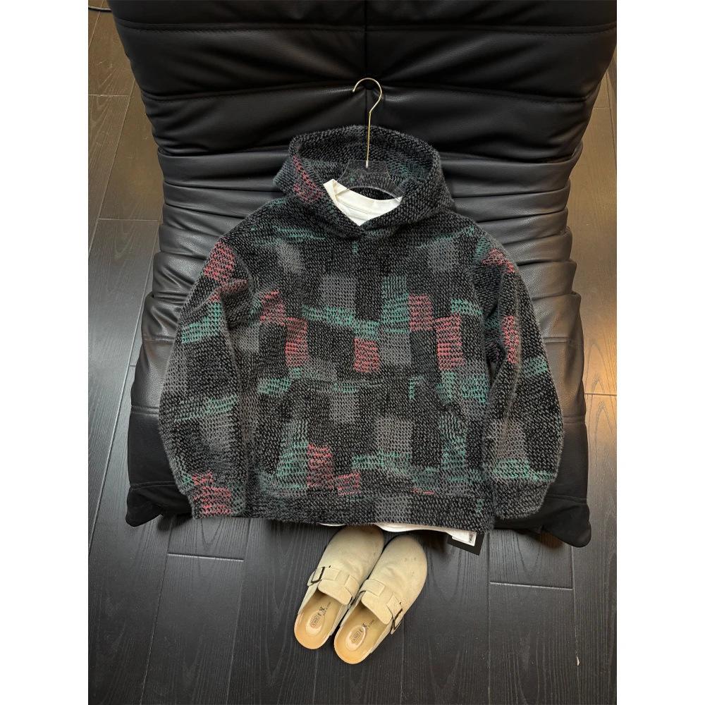 

Men s Autumn/Winter Retro Versatile Hooded Sweatshirt - Trendy, Loose, and Casual Heavyweight Top 2XL [150-170 cm]