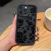 Literary painting small floral flower for iPhone11/12/13/14/15/16PRO MAX mobile phone case
