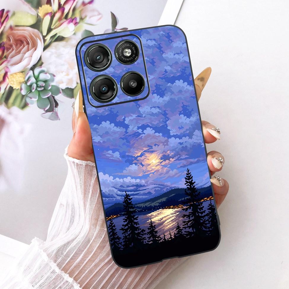 Per Moto G57 Power 5G Custodia Cover Moda Farfalla Gatto Carino Fresco Dipinto Morbido Funda Per Motorola Moto G57 Power 5G Cover del Telefono