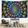 Wandbehang Stoff Boheme Mandala Wandteppich 3D Jade Heimdeko Wohnzimmer Hintergrundwand Teppichtuch Hippie Decke