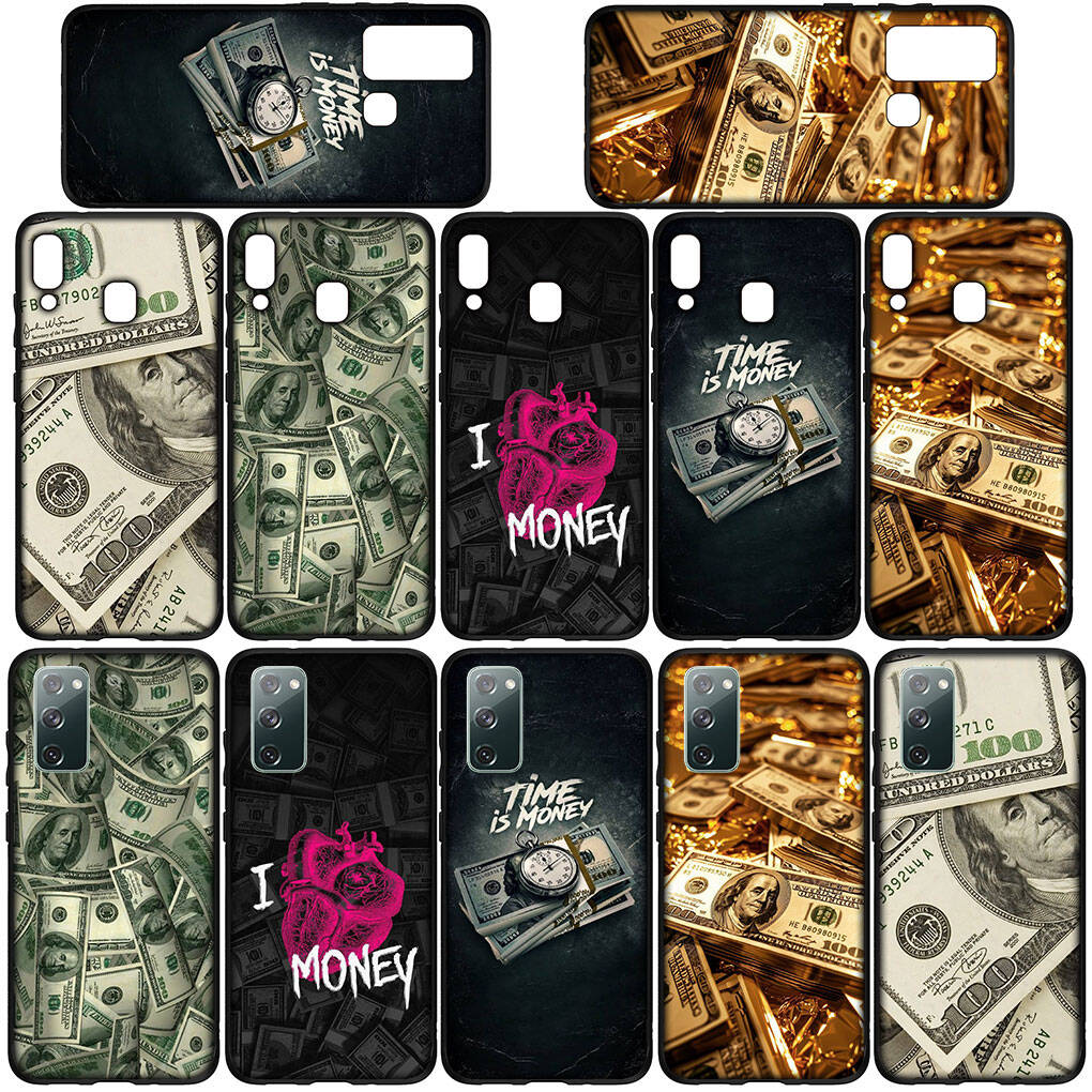 for Samsung Galaxy S25 S24 S23 S22 Ultra FE Plus A17 A37 A57 A56 A55 A06 A16 A15 A36 A26 A35 A05 A25 A54 A34 Phone Case Money 100 Dollars Cool Cover