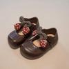 Spring 2026 Girls' Princess Leather Shoes - Fashionable, Non-Slip Toddler Footwear in Korean Style