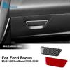Real Soft Carbon Fiber Sticker For Ford Focus SE RS ST Ecoboost 2012 2013-2015 2016 2017 2018 LHD RHD Car Passenger Glove Box
