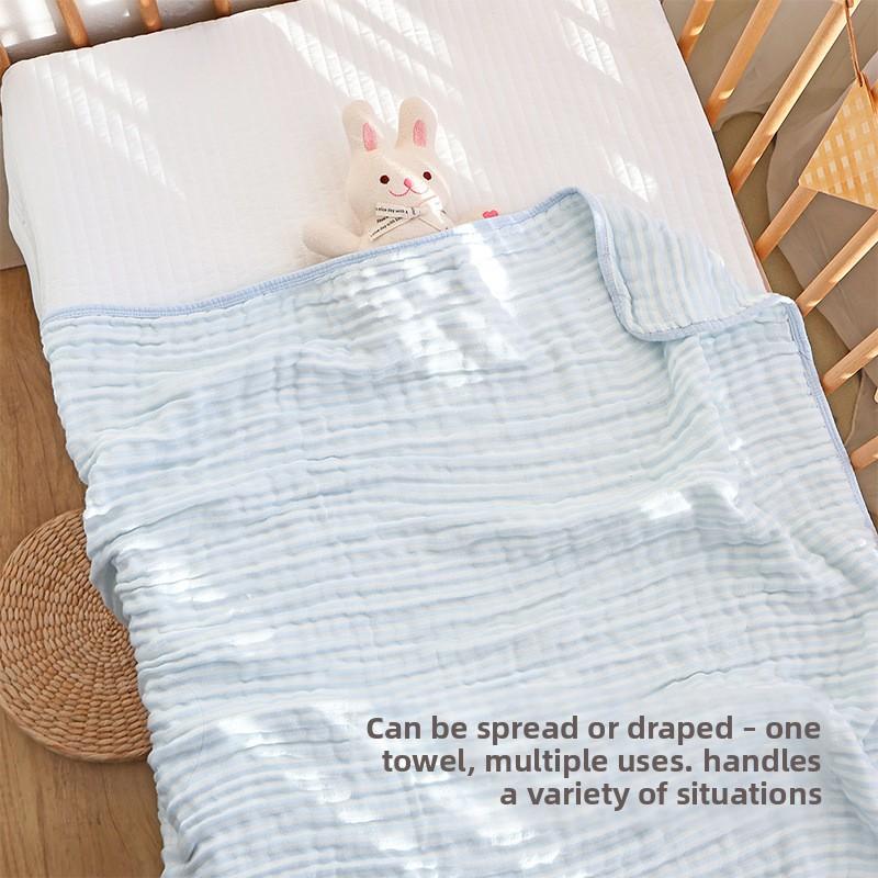 Baby Gauze, Jelly Blanket, Large Elastic Six-layer Bamboo Cotton, Washable Baby Blanket, Universal In All Seasons, Newborn Blanket