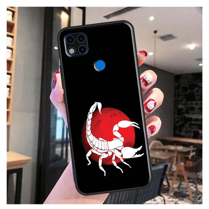 

Чехол Скорпион для Redmi 10 для Xiaomi Redmi Note 11 Pro 8 9 10 Pro 8T 9S 10S 9A 9C 9T, чехол Fundas Redmi Note11Pro Plus