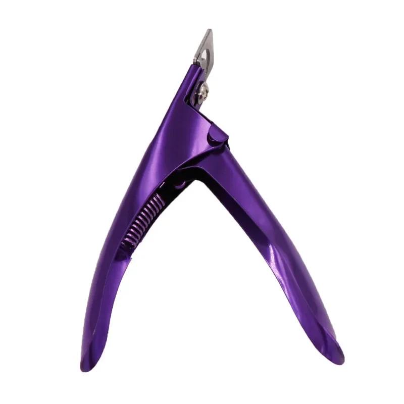 Artificial Gel Tip Manicure Tool, Pedicure Nail Clipper, Fake Acrylic Trimmer Clip, Pink Rose