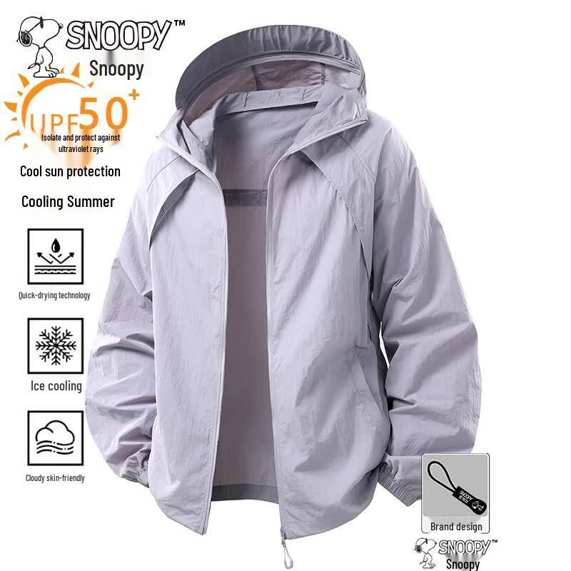 SNOOPY Men s Summer UV Protection Sun Jacket 2XL