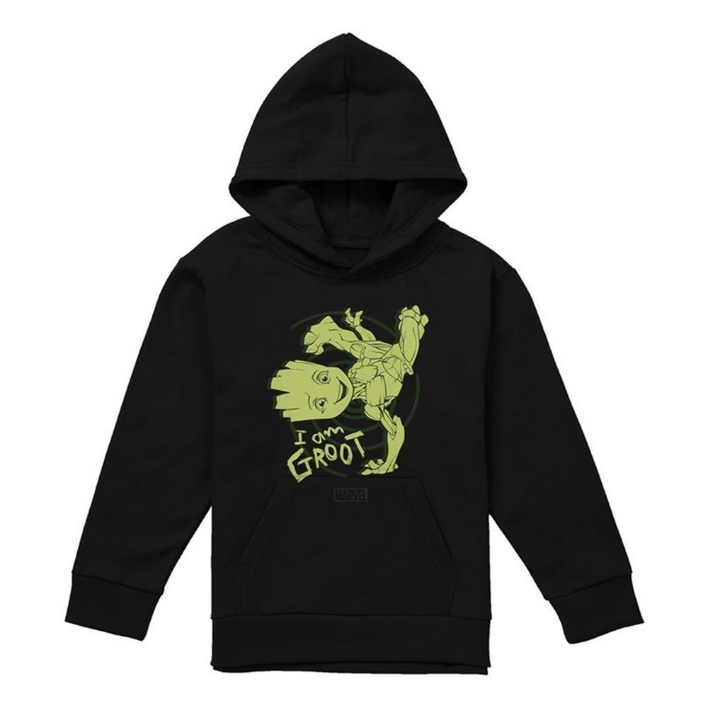 I Am Groot Childrens/Kids Baby Groot Handstand Pull Over Hoodie