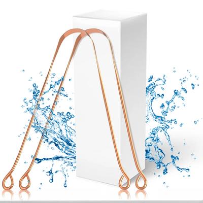 GUBB Copper Tongue Cleaner for Kids & Adults (Pack of 2) - Ayurvedic Tongue Scraper for Fresh Breath,Oral Hygiene |Travel-Friendly,Heavy-Duty,Bacte