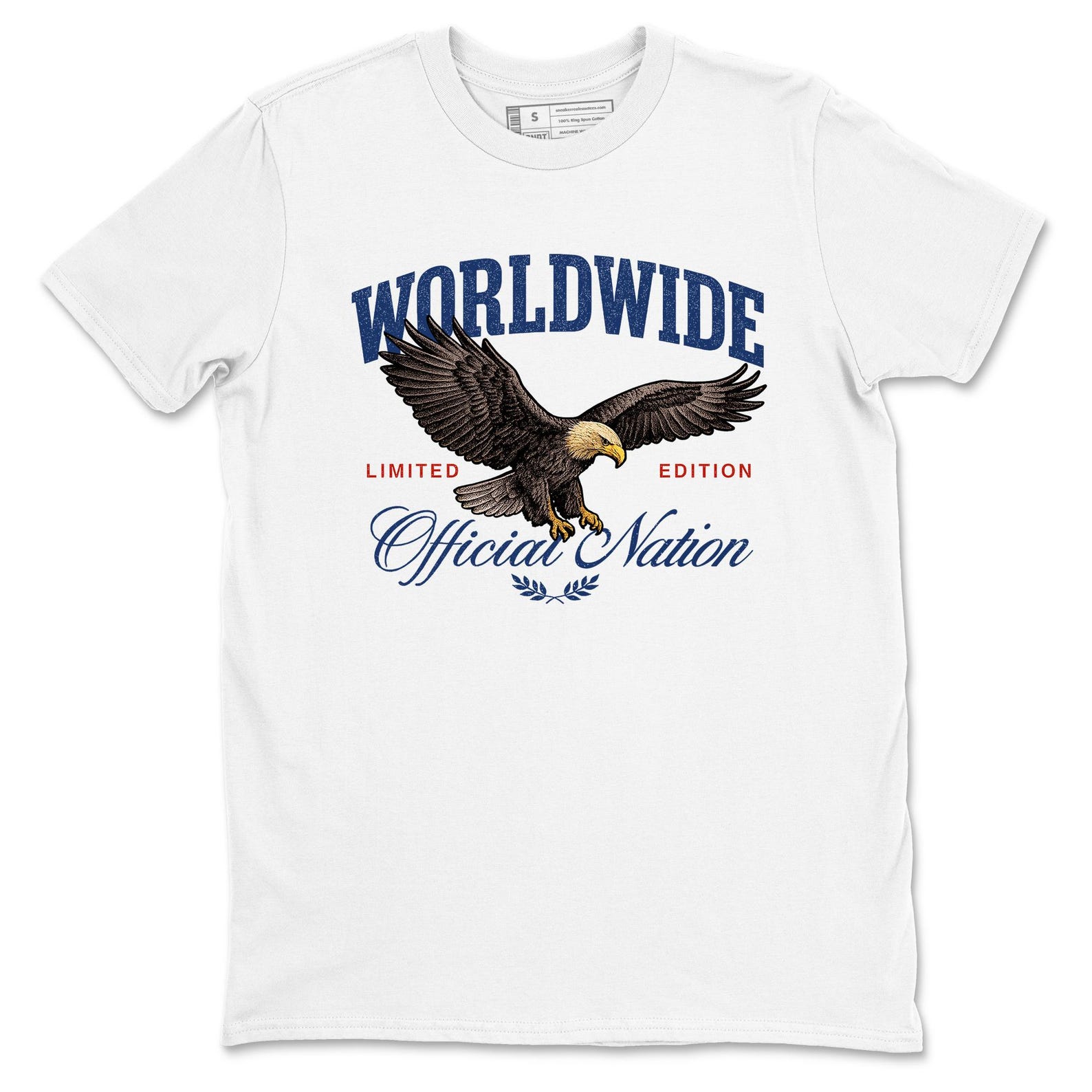 Worldwide Official Nation graphic tee. Streetwear graphic T-Shirt. Matching 11s Rare Air L