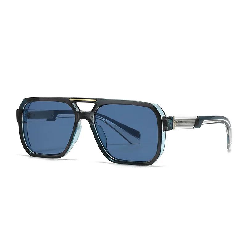 Fashionable Large Square Sunglasses for Men Women Thickened Sturdy Frame Comfortable Durable UV Protection