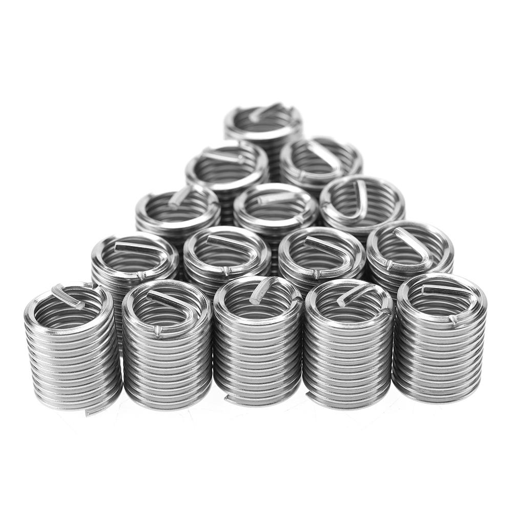 50pcs M10 Stainless Steel SS304 Coiled Wire Helical Screw Thread Inserts ((M10*1.5*2 D)
