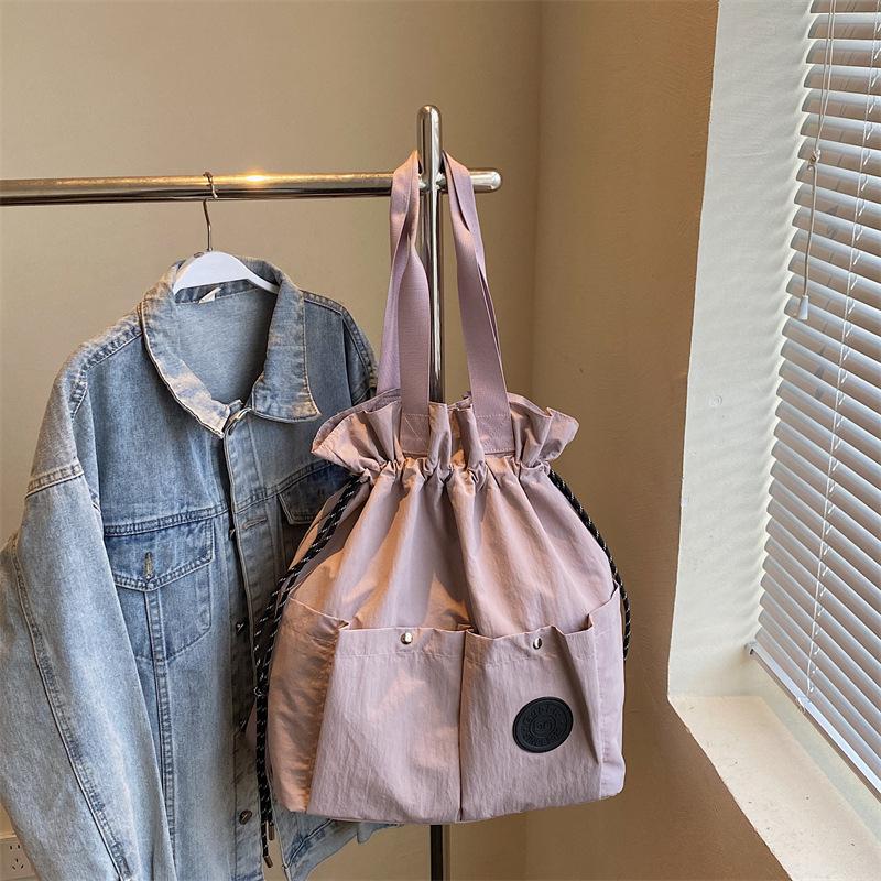 Multifunctional Travel Bag Shoulder Tote Bag Female Drawstring Backpack New Large Capacity Lightweight Waterproof Backpack