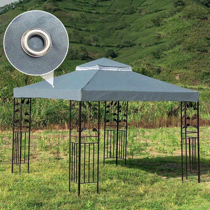 Tenda Tenda da Giardino Campeggio 3x3M Riparo Telo Impermeabile Esterno Copertura Ombra Soleale Gazebo Terrazza Edifici Giardino