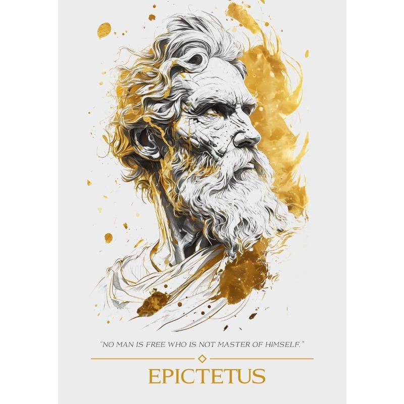 Stoische Philosophie Zitate Poster Leinwanddruck Marcus Aurelius Seneca Philosophie Wandkunst Dekor Altgriechische Stoische Zitate Dekor