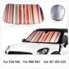 Car Front Window SunShade Cover Blocks UV Reflector For Mini Cooper One R50 R53 R56 R60 F55 F56 R58 R59 Windshield Sunshade