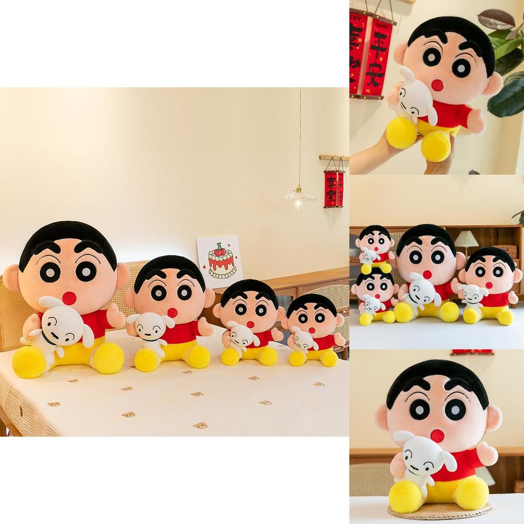 Adorable Japanese Style Plush Crayon Shinchan Doll Gift For Kids 35cm 45cm 60cm 80cm