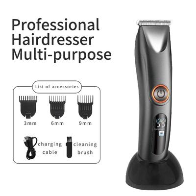 Hair Clipper, Cordless Beard Trimmer Shaver Electric T Blade Hair Trimmer Grooming Kit Razor, Zero Gap Hair Cutting Kit With Guide Combs
