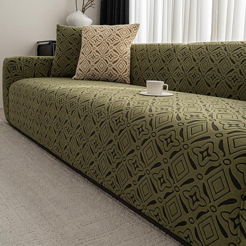 New Sofa Cover Elastic All Inclusive Universal Cover Four Season Universal Fixed Anti Slip Sofa Protective Cover 90cm-140cm]