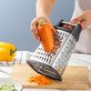 Stainless Steel Vegetable Slicer Upright Cheese Grater Multi-functional Four-side Grater  Carrot