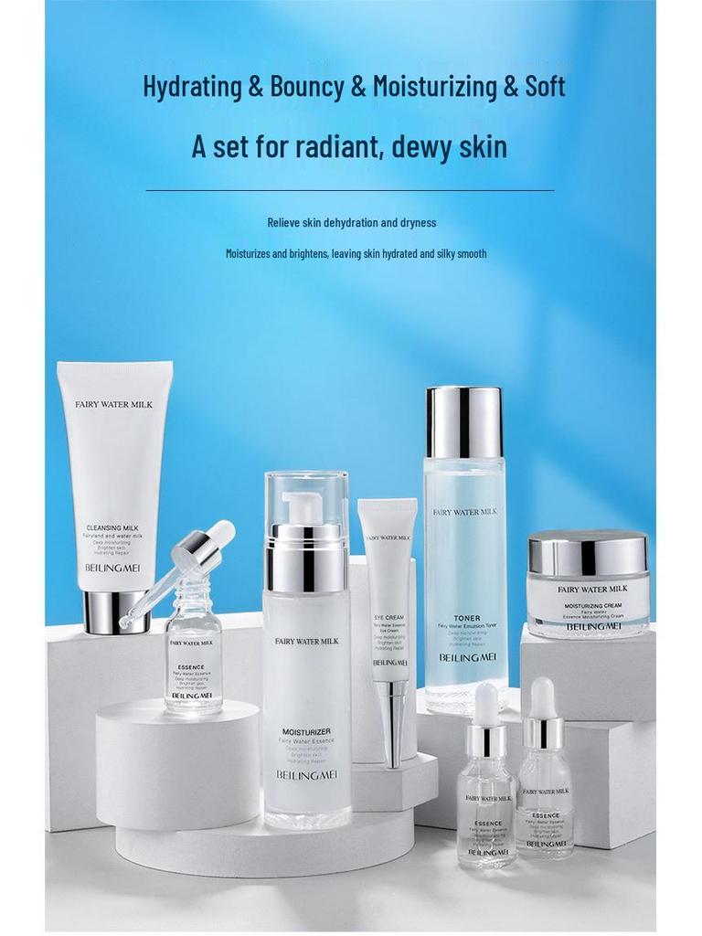 Bell Mei Rejuvenating 8-Piece Skincare Set: Hydrating, Moisturizing & Anti-Wrinkle Facial Care