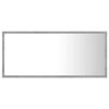 VidaXL LED Bathroom Mirror Concrete Grey 90x8.5x37 Cm Acrylic 804936