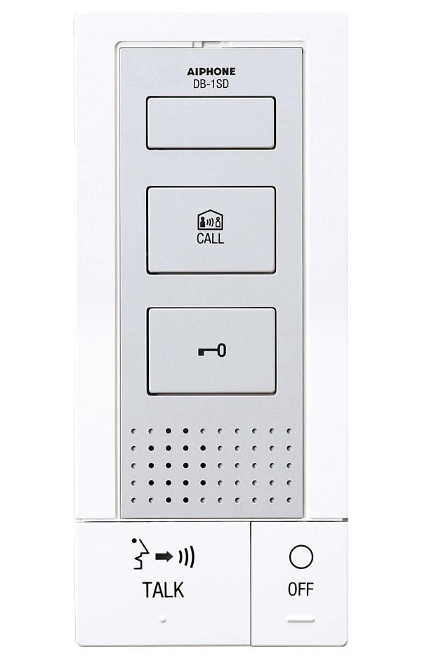 Buy 2-wire Audio Door Entry Kit Aluminum Surface-mounted Plate 1 Button ...