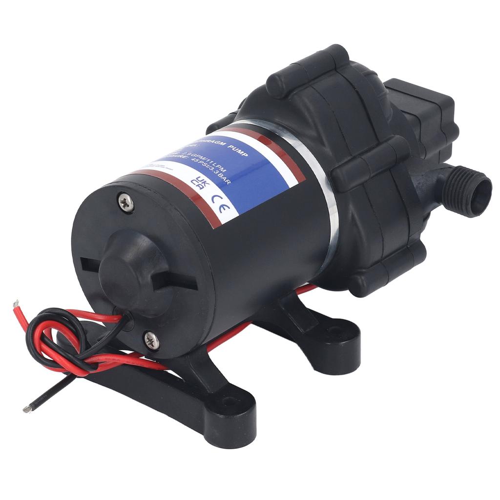 Diaphragm Water Pump 45psi 2.9GPM Electric Self Priming Micro Portable Mini Pressure Booster
