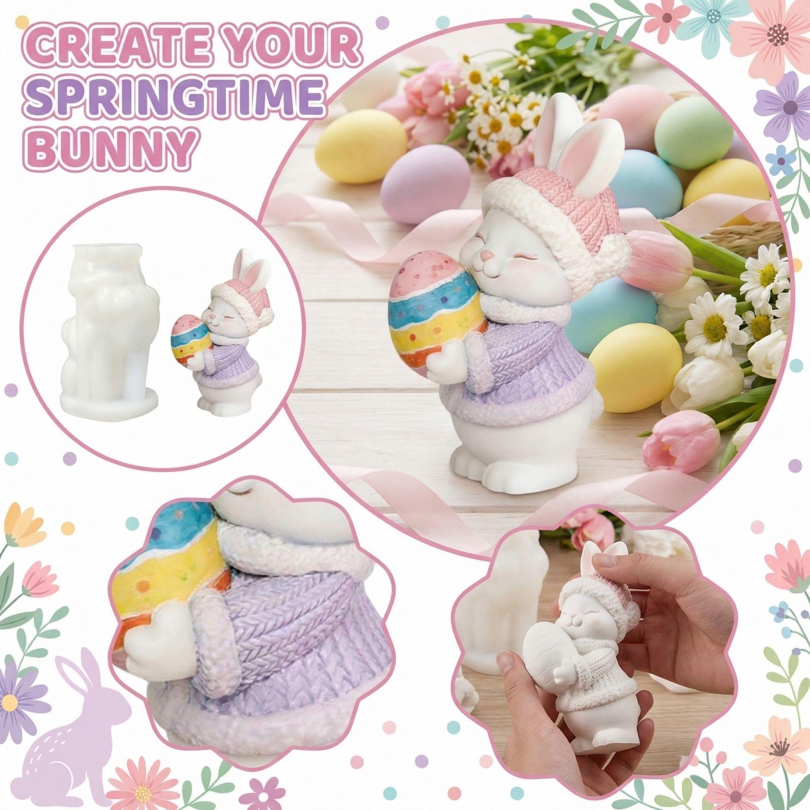

Пасхальная Ароматерапия Гипсовая Форма для DIY Силиконовая Форма One Size