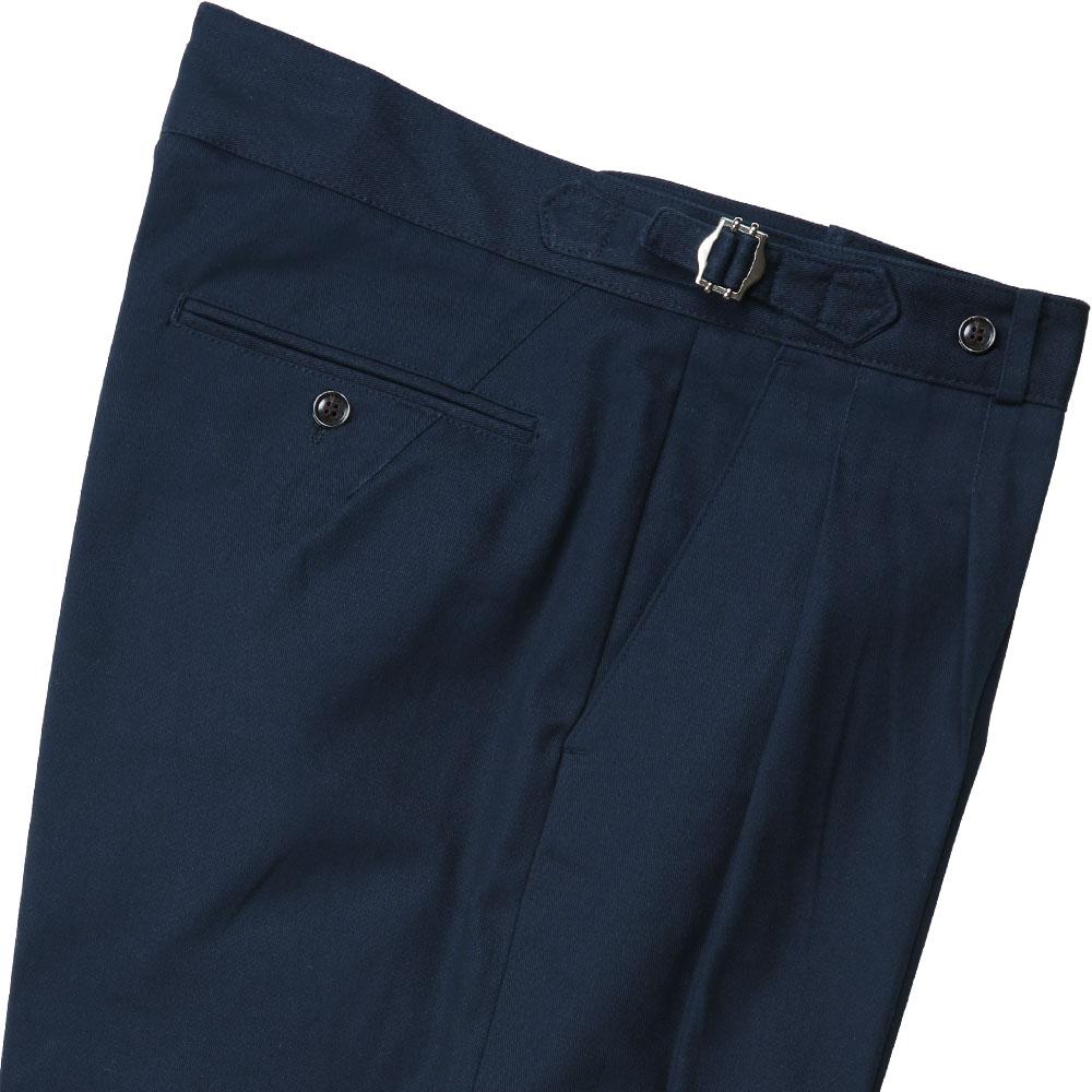 Solti Reve Cotton Washed Trousers (Navy)