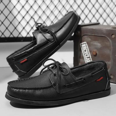 Commercio estero esportazione scarpe da uomo nuove scarpe da vela mocassini da uomo suola morbida scarpe casual da guida antiscivolo scarpe in pelle uomo