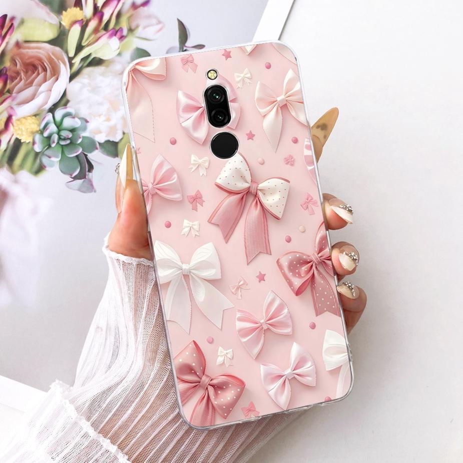 For Xiaomi Redmi 8 8A Case Luxury Flowers Butterfly Painted Cover Soft Slim Phone Case For Xiaomi Redmi 8A 8 Redmi8 Redmi8A Bags