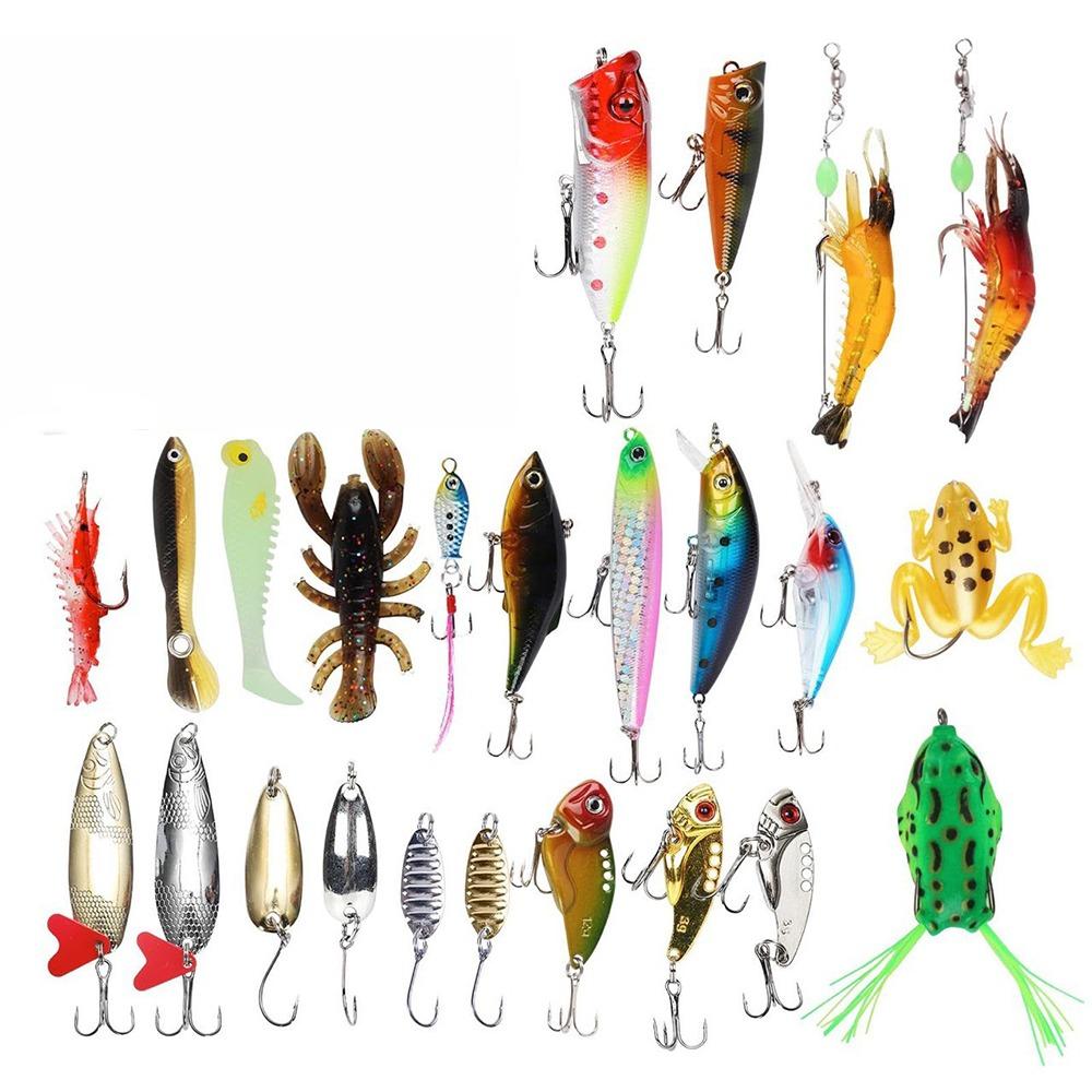 Fish Bait Fishing Advent Calendar Realistic Design Fishing Tackle Artificial Bait Birthday Gift