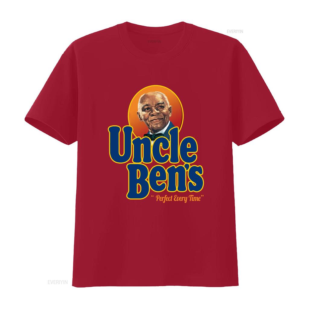 Uncle Bens Rice Food Cooking T Shirt Cute Hipster All Match Perfect Every Time Vintage Washed Soft Top For Everyday Wear